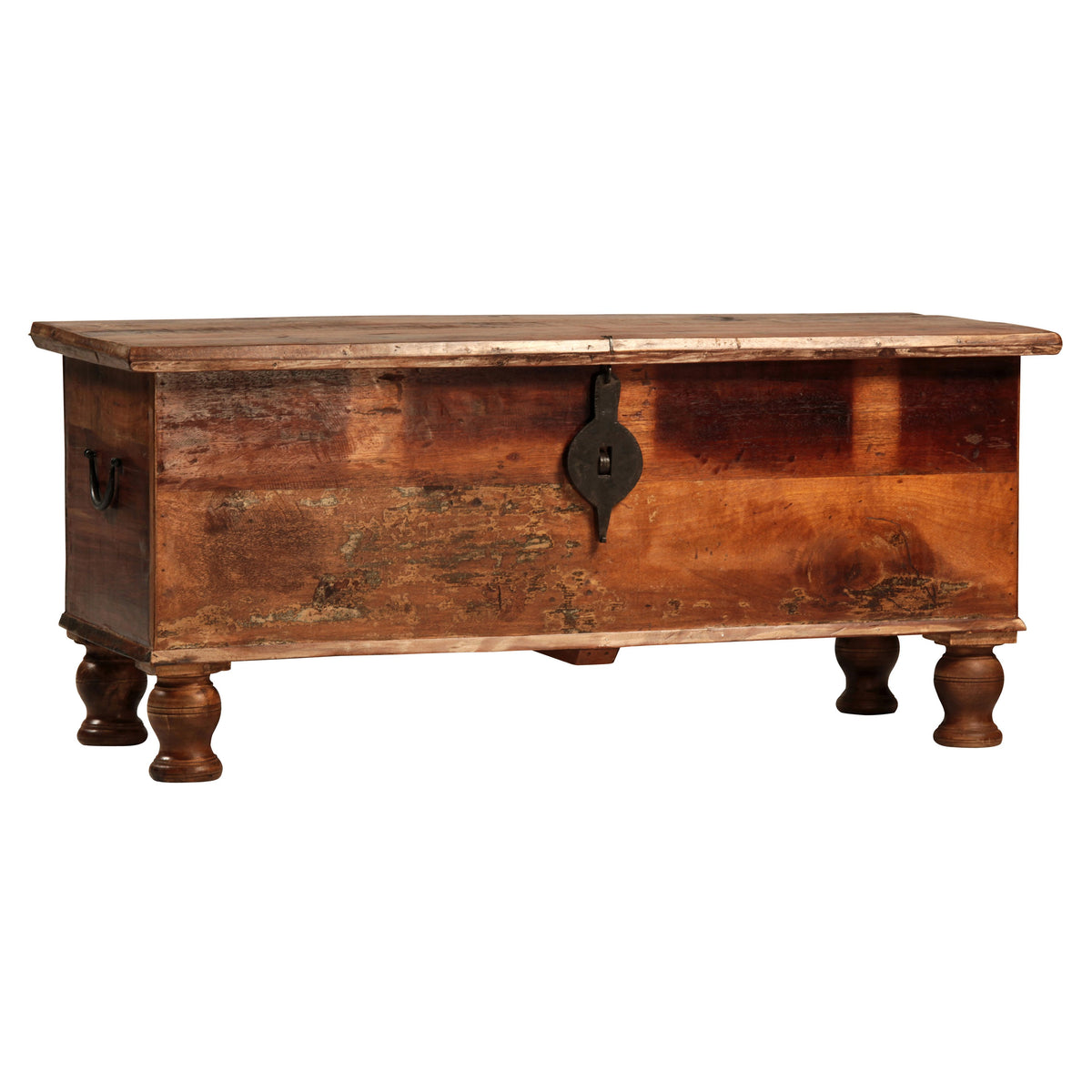 Nantucket Antique Wood Sealed Finish Blanket Box