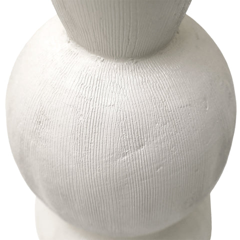 Damaris White Vase