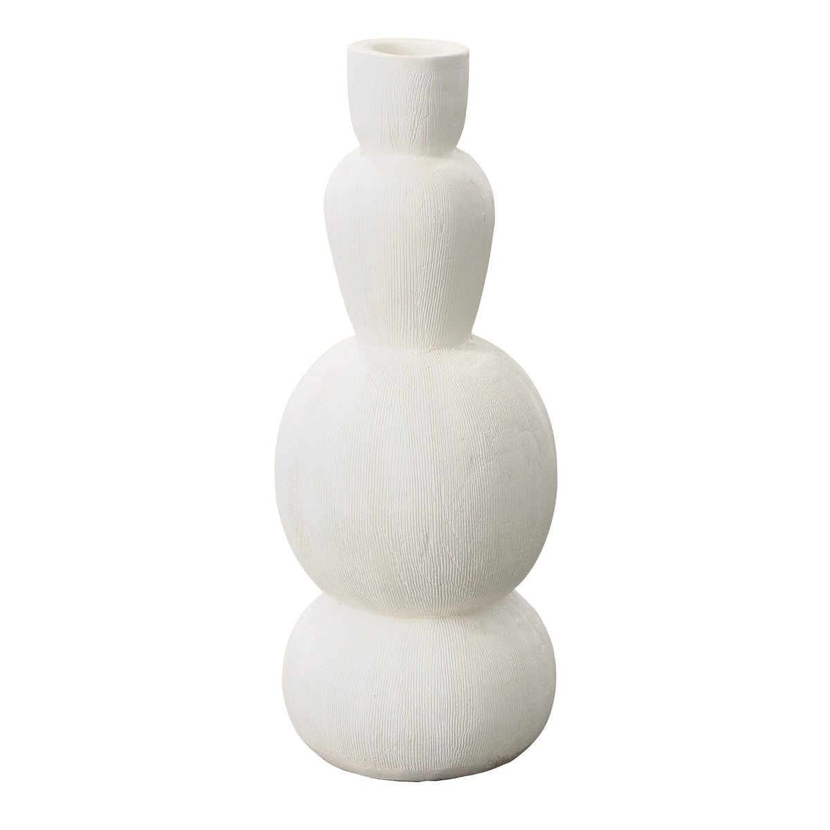 Damaris White Vase