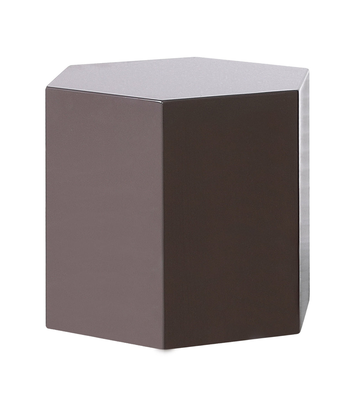 Modrest Newmont Modern Medium Light Grey High Gloss End Table Model VGBB-MND-CT34-GRY