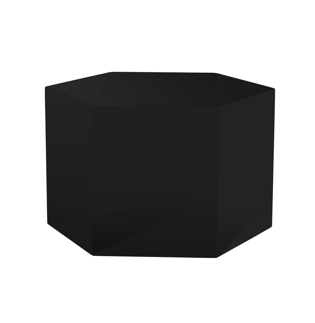 Modrest Newmont Small Black High Gloss End Table Model VGBBMND-CT23-BLK-ET