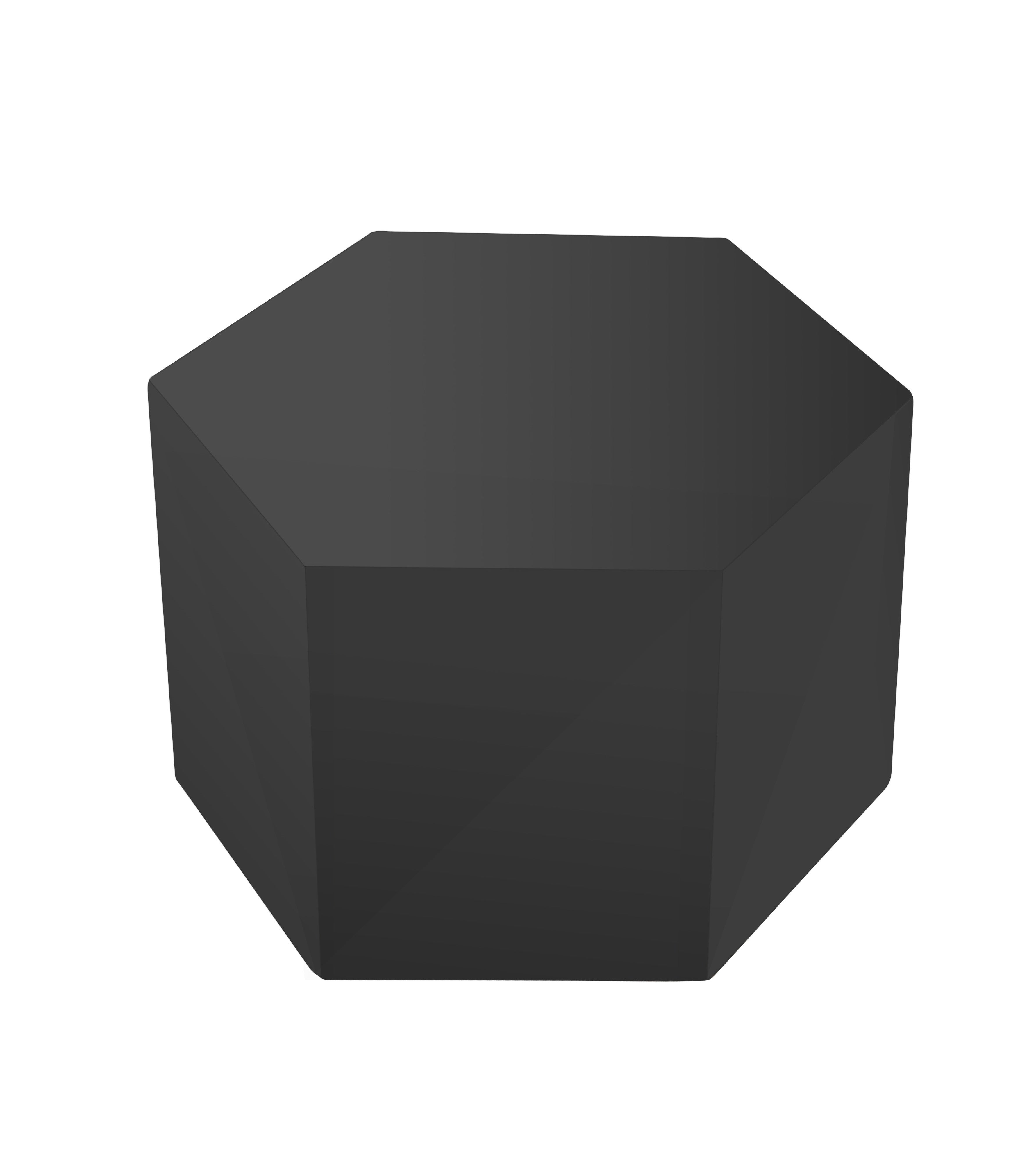 Modrest Newmont Small Grey High Gloss End Table Model VGBBMND-CT23-GRY-ET