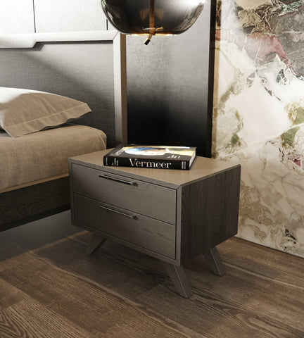 Nova Domus Soria Modern Grey Wash Nightstand Model VGMABR-32-NS-GRY