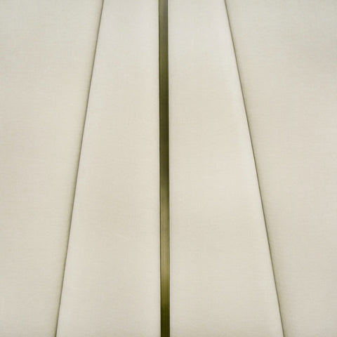 Modrest Nixa Modern Beige Velvet & Brushed Bronze Bed Model VGVC-BD1909-BED-BGE