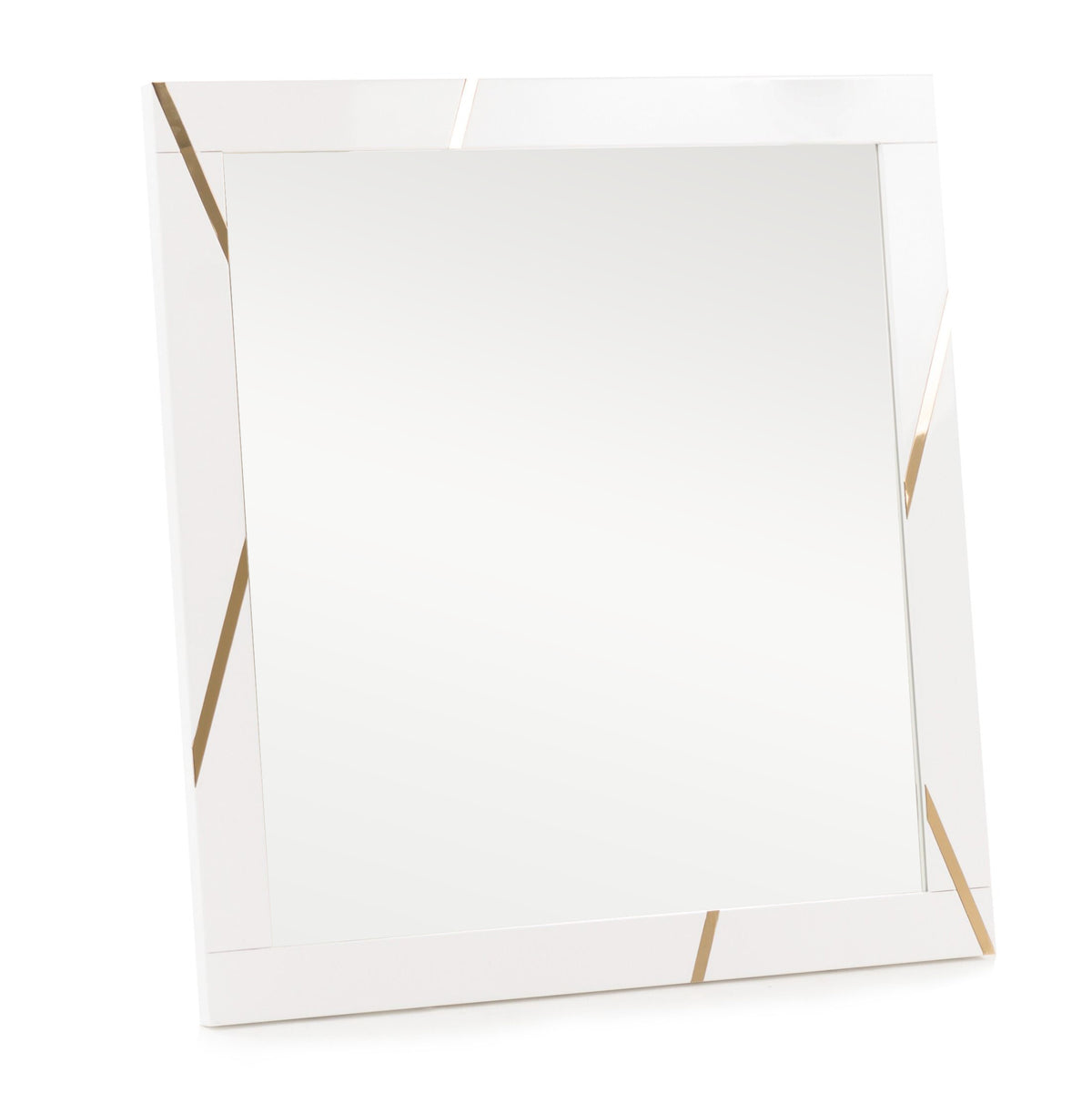 Modrest Nixa Modern White & Gold Mirror Model VGVC-J1909-M-L