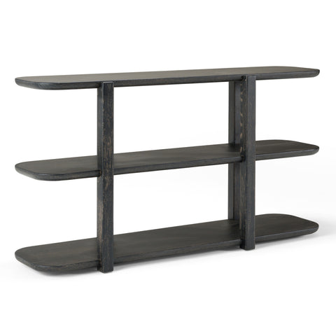 Modrest Noah Modern Dark Brown Bookshelf Model VGOD-LZ-400BS