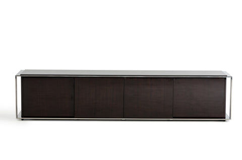 Noble Modern Ebony Lacquer Tv Entertainment Center Model VGHB131F