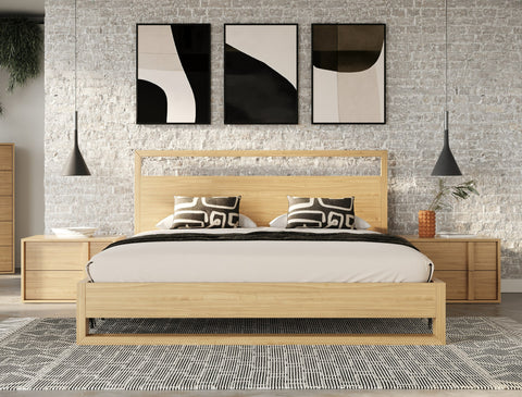 Nova Domus Berlin Modern Natural Oak Nightstand Model VGMA-BR-92-NS-NAT