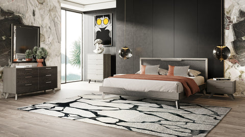 Nova Domus Soria Modern Grey Wash Bed Model VGMABR-32-BED-GRY