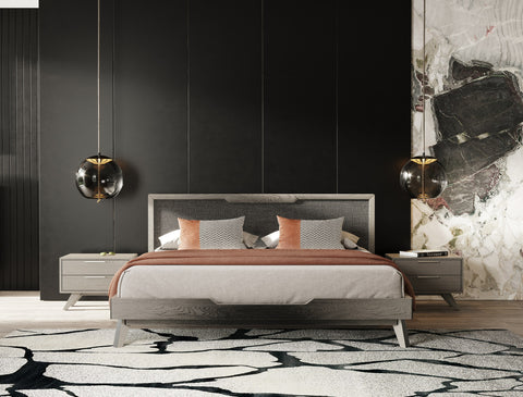 Nova Domus Soria Modern Grey Wash Bed Model VGMABR-32-BED-GRY