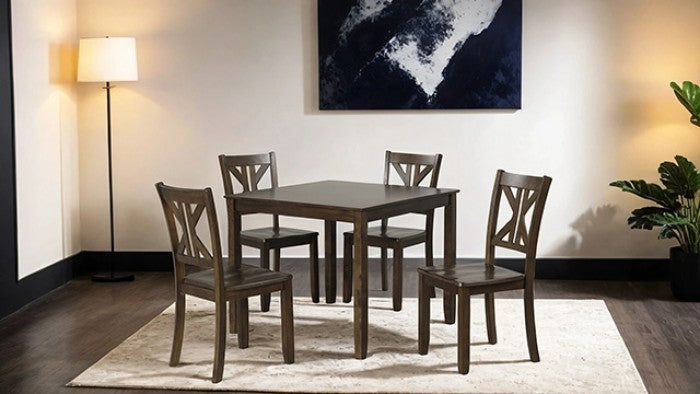 Dekalb 5 Pc. Dining Set Model Nx3220Wn-5Pk By Furniture Of America 