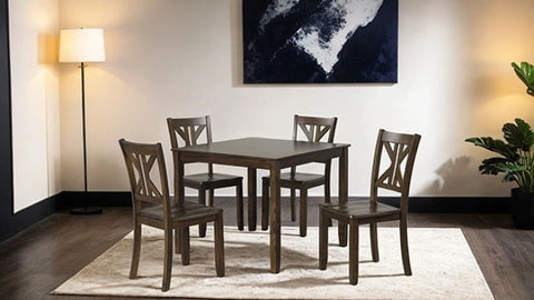 Dekalb 5 Pc. Dining Set Model Nx3220Wn-5Pk By Furniture Of America 
