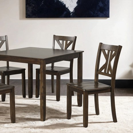 Dekalb 5 Pc. Dining Set Model Nx3220Wn-5Pk By Furniture Of America 
