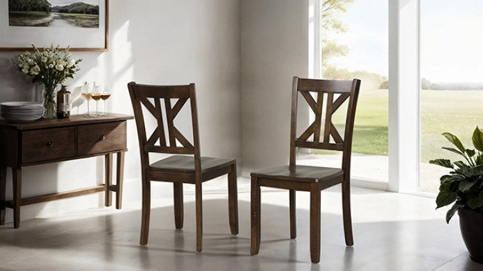 Dekalb 5 Pc. Dining Set Model Nx3220Wn-5Pk By Furniture Of America 