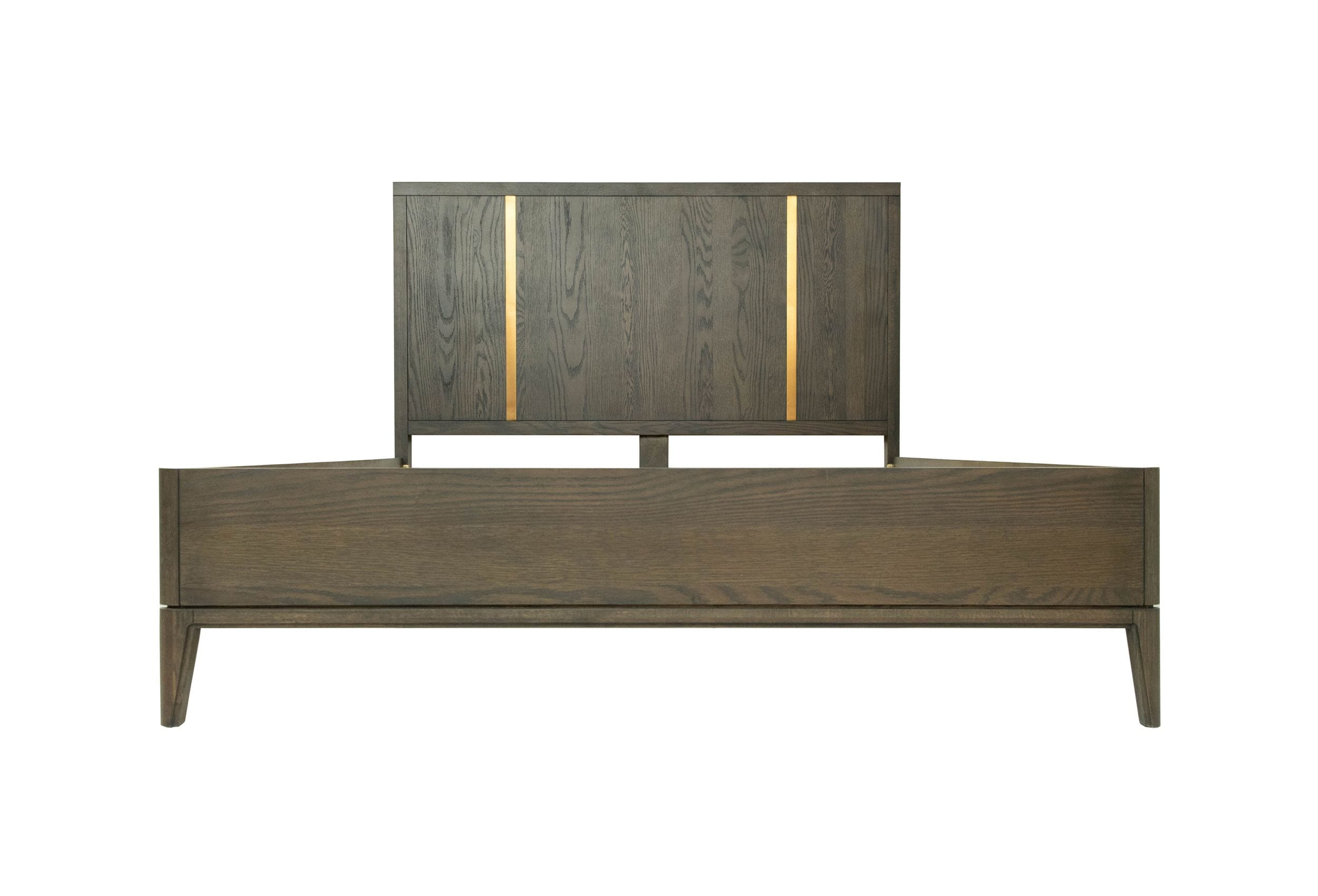 Modrest Oakley Mid Century Eastern King Size Dark Brown Bed Model VGWDLCY-QB05-USA-OA-BED-EK