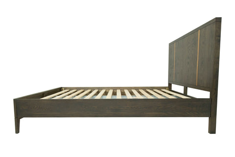 Modrest Oakley Mid Century Eastern King Size Dark Brown Bed Model VGWDLCY-QB05-USA-OA-BED-EK