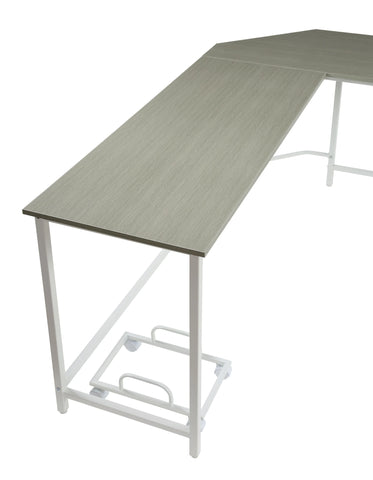 Dazenus Gray & White Finish Desk Model OF00043 By ACME Furniture