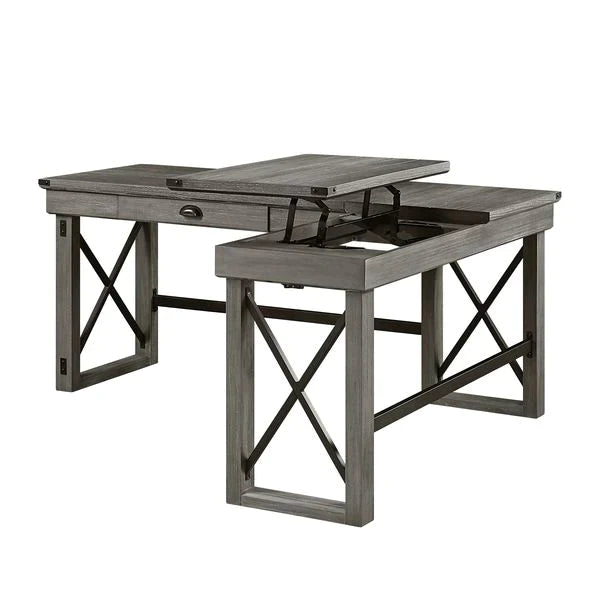 Talmar Weathered Gray Finish Writing Desk Model OF00054 By ACME Furniture
