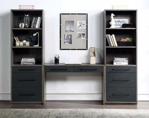 Estevon Gray Oak Finish Writing Desk Model OF00631 By ACME Furniture