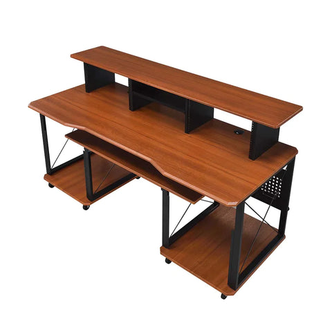 Megara Cherry & Black Finish Music Desk Model OF00988 By ACME Furniture