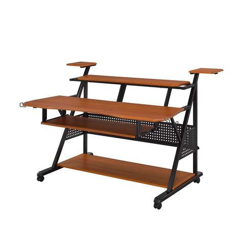 Willow Cherry & Black Finish Music Desk Model OF00990 By ACME Furniture