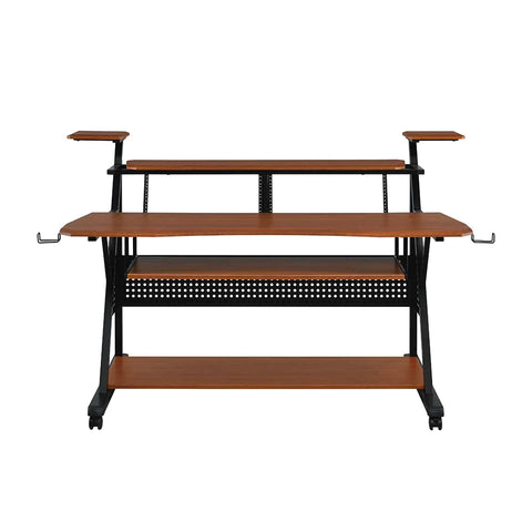 Willow Cherry & Black Finish Music Desk Model OF00990 By ACME Furniture