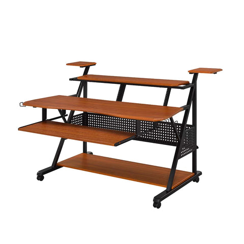 Willow Cherry & Black Finish Music Desk Model OF00990 By ACME Furniture