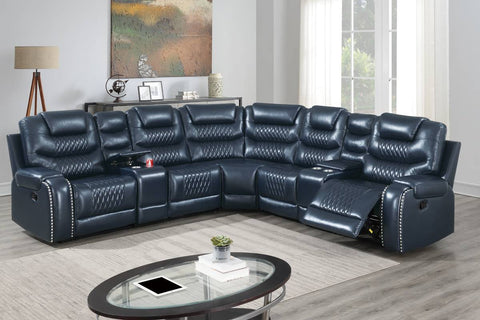 Power Motion Sectional Model F86622 By Poundex Furniture