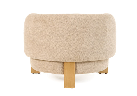 Divani Casa Optima Mid Century Modern Taupe Fabric Accent Chair Model VGHM-ST292-BGE