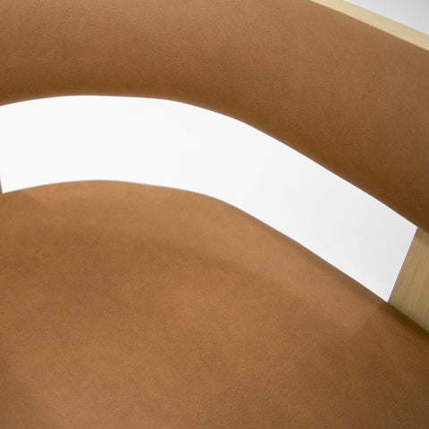 Nova Domus Osaka Modern Natural Ash & Rust Fabric Dining Chair Model VGCS-LC-22085