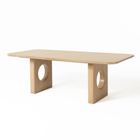 Nova Domus Oshana Modern White Oak Dining Table Model VGMA-MIT-5351-DT