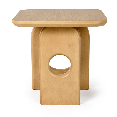 Nova Domus Oshana Modern White Oak End Table Model VGMA-MIT-5351-ET