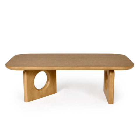 Nova Domus Oshana Modern White Oak Coffee Table Model VGMA-MIT-5351-CT