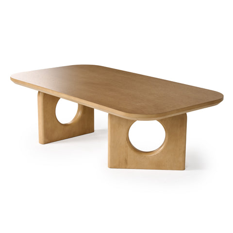Nova Domus Oshana Modern White Oak Coffee Table Model VGMA-MIT-5351-CT
