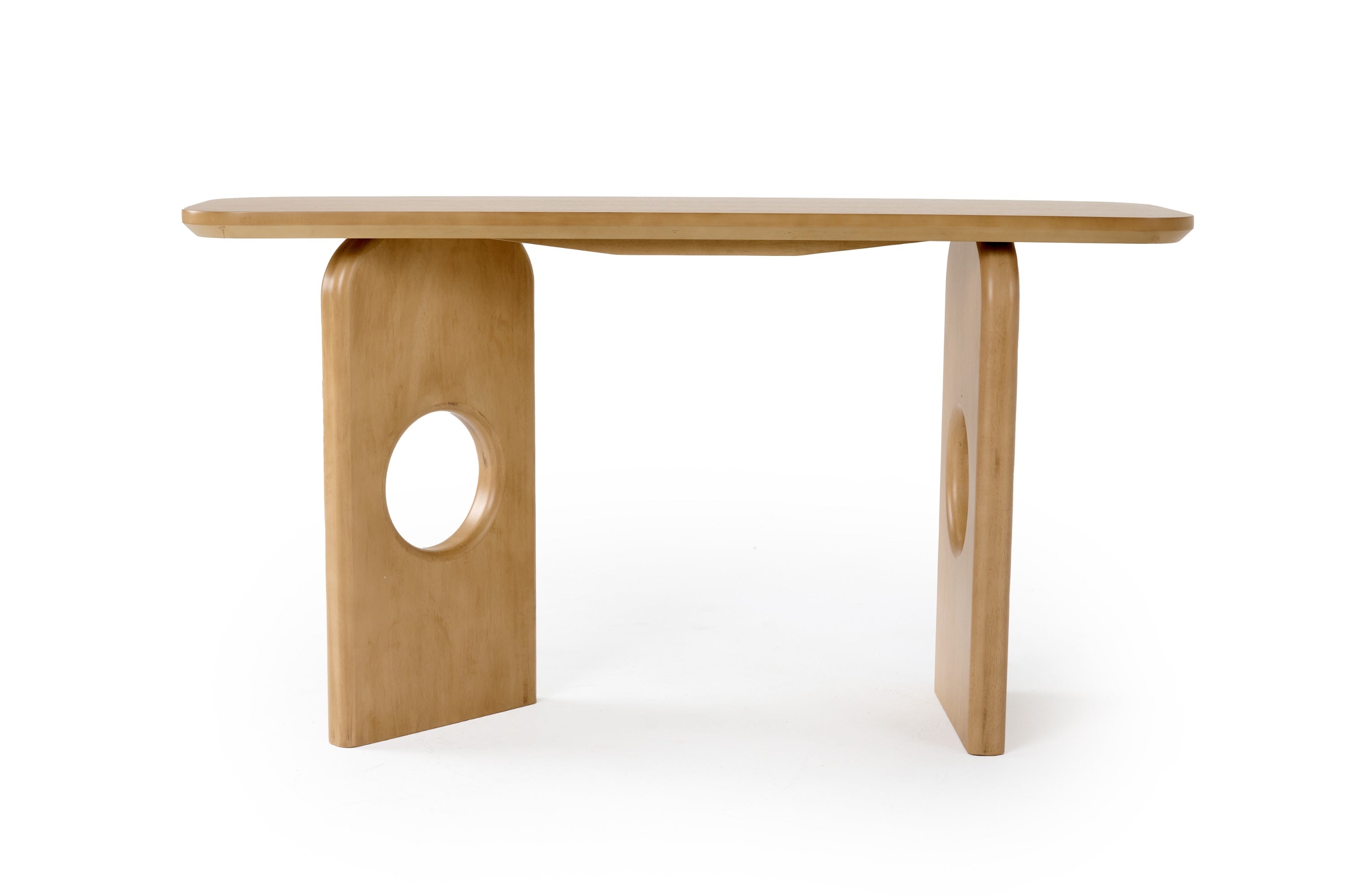 Nova Domus Oshana Modern White Oak Console Table Model VGMA-MIT-5351-CON