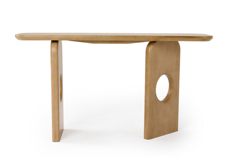 Nova Domus Oshana Modern White Oak Console Table Model VGMA-MIT-5351-CON