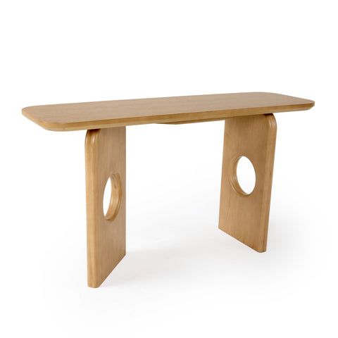 Nova Domus Oshana Modern White Oak Console Table Model VGMA-MIT-5351-CON