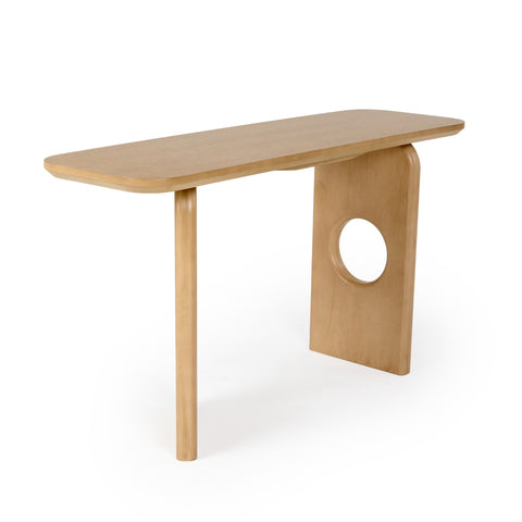 Nova Domus Oshana Modern White Oak Console Table Model VGMA-MIT-5351-CON