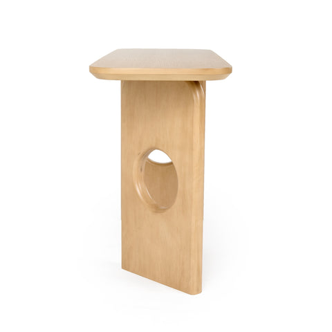 Nova Domus Oshana Modern White Oak Console Table Model VGMA-MIT-5351-CON