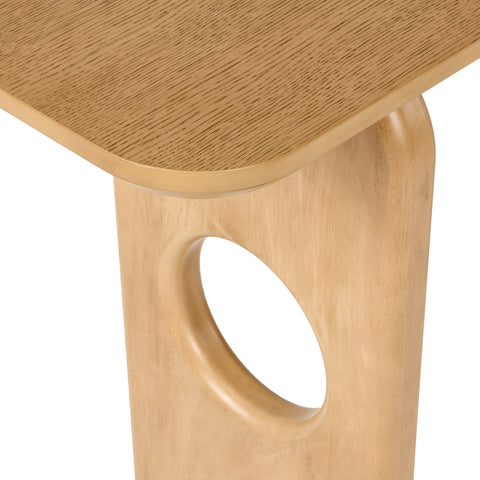 Nova Domus Oshana Modern White Oak Console Table Model VGMA-MIT-5351-CON