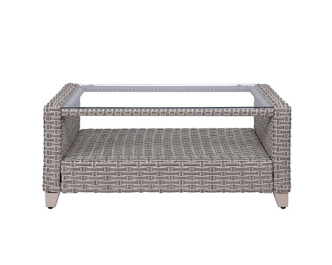 Greeley Gray Fabric & Gray Finish Patio Set Model OT01090 By ACME Furniture