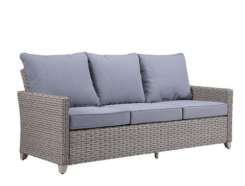 Greeley Gray Fabric & Gray Finish Patio Set Model OT01090 By ACME Furniture