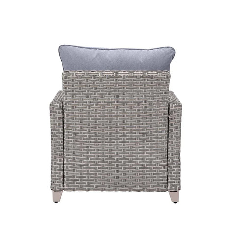 Greeley Gray Fabric & Gray Finish Patio Set Model OT01090 By ACME Furniture