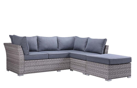 Laurance Gray Fabric & Gray Finish Patio Set Model OT01092 By ACME Furniture