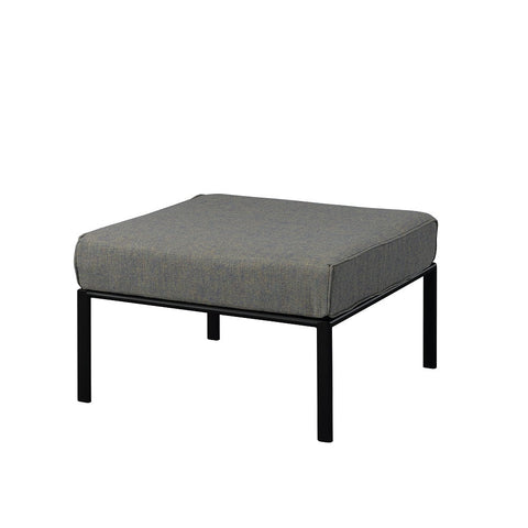 ACME Rajni Oak & Antique White Finish Rajni Patio-Ottoman Model OT01763
