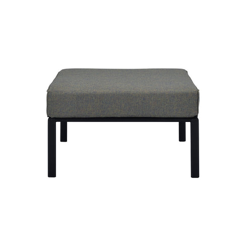 ACME Rajni Oak & Antique White Finish Rajni Patio-Ottoman Model OT01763