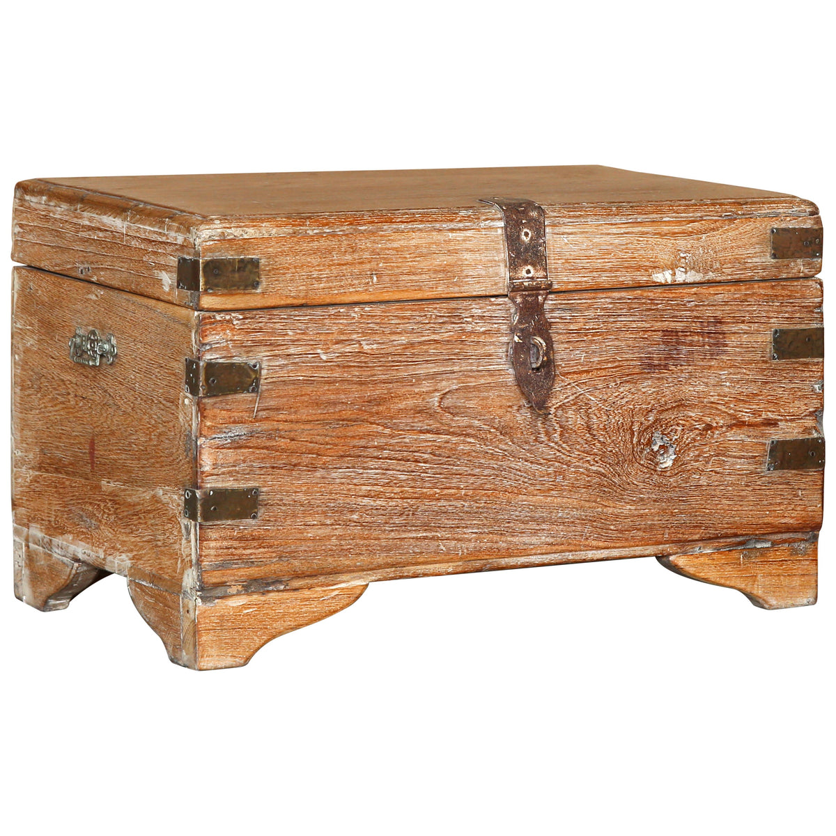 Antique Natural Waxed Finish Cash Box