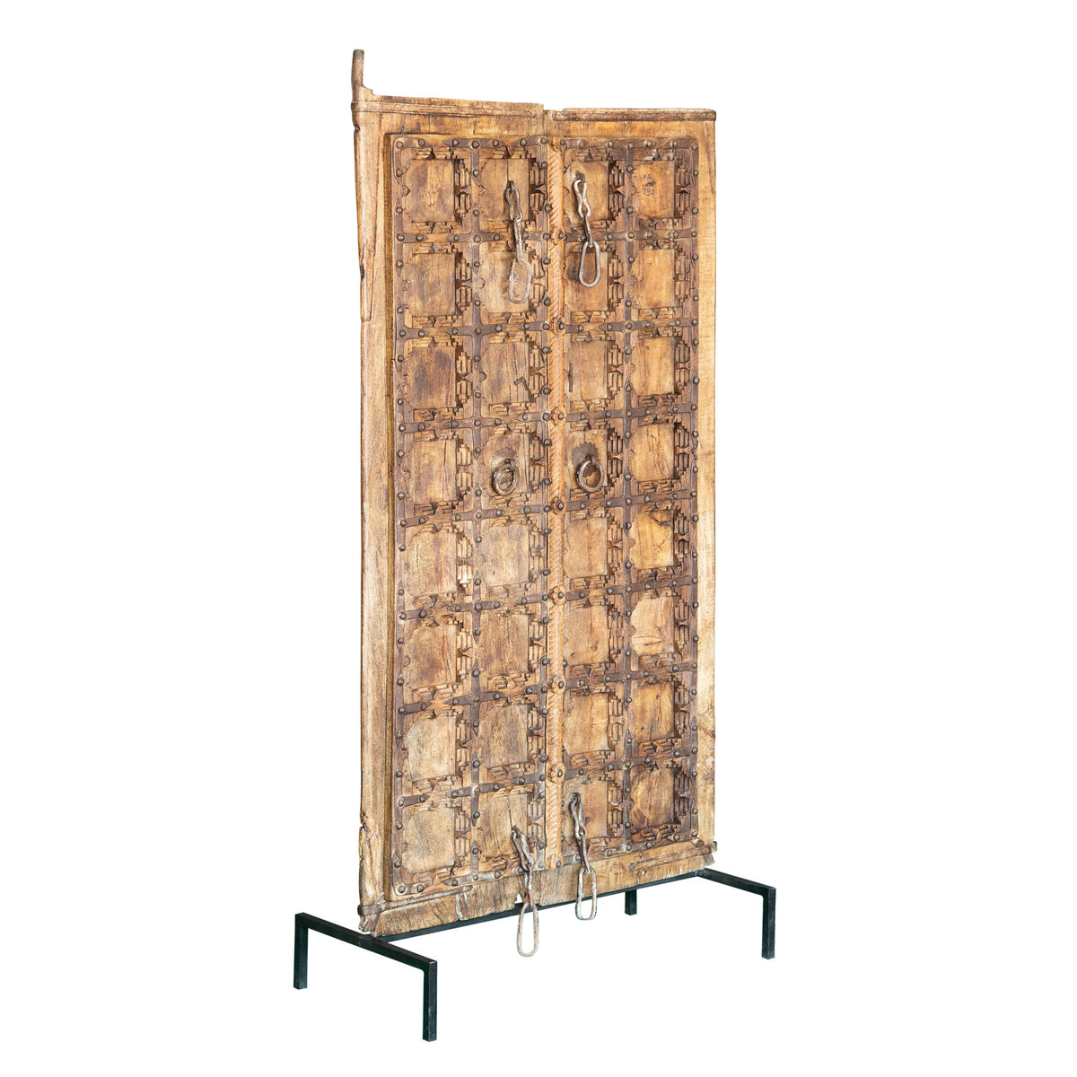 Wooden And Iron Door On Stand