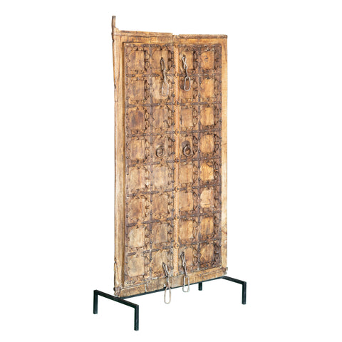 Wooden And Iron Door On Stand