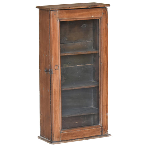 Antique Natural Sealed and Waxed Finish Medicine Cabinet